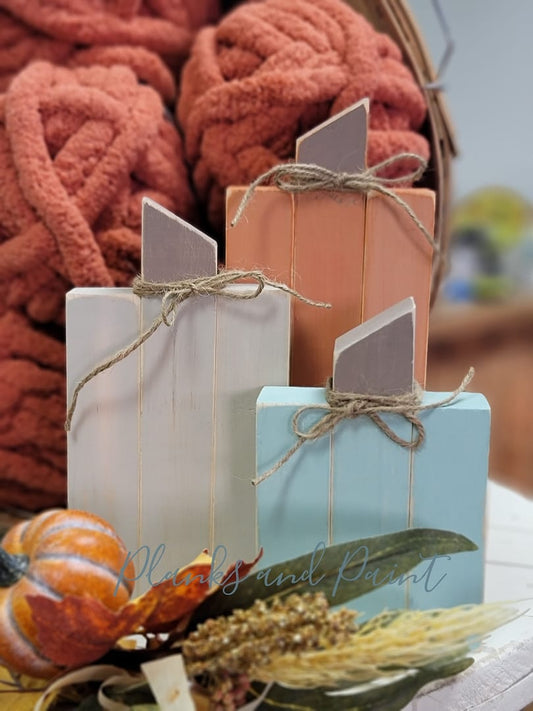 Chunky Pumpkins (Set of 3)