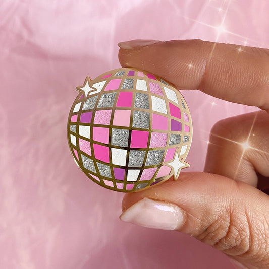 Wildflower + Co. - Disco Ball Enamel Pin