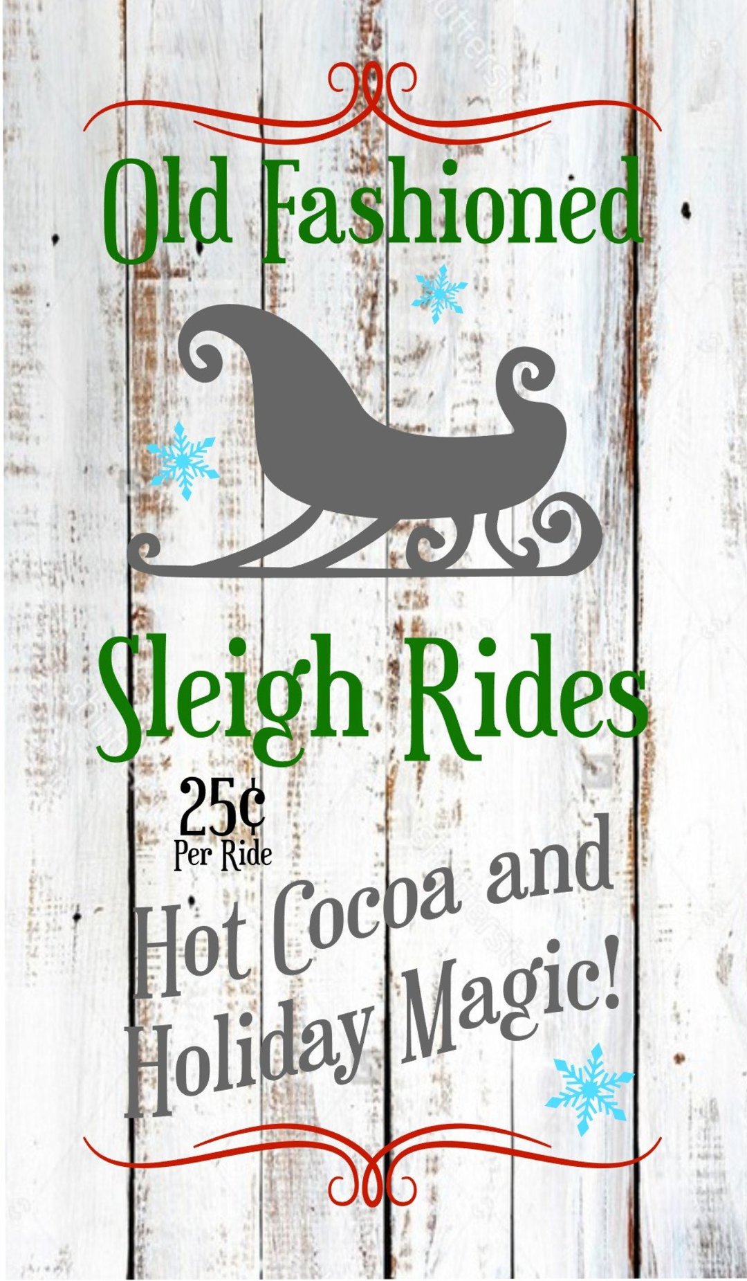 Old Fashioned Sleigh Rides