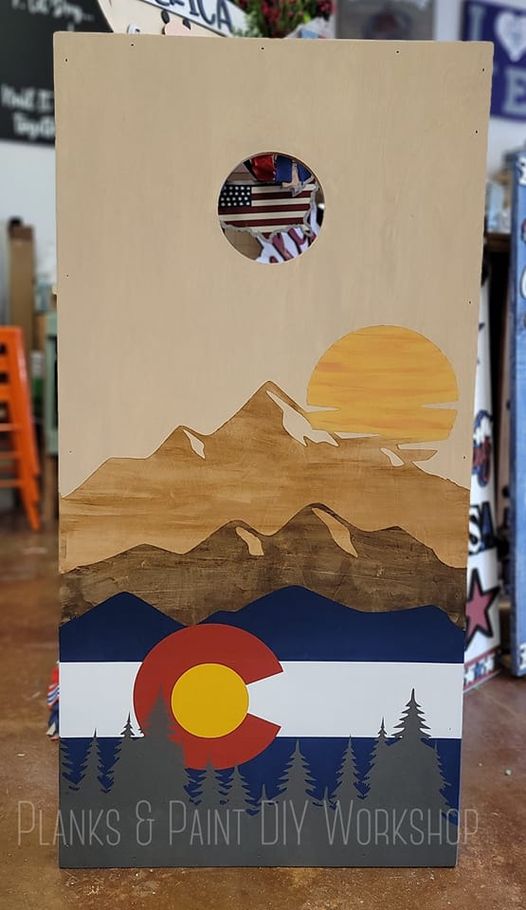 CO Limited Cornhole Boards (Hand Painted)