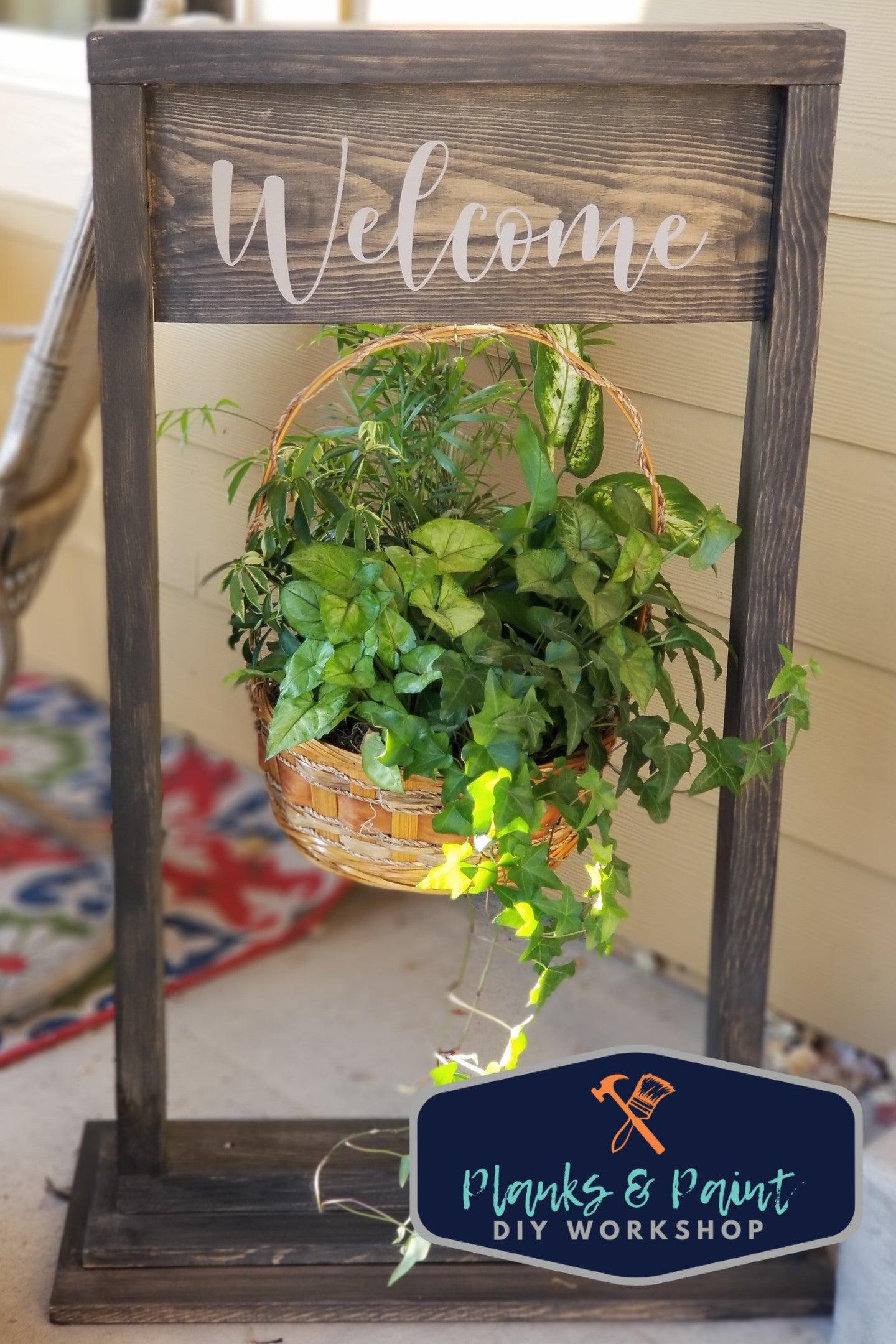 hanging plant kit Hanging Plant Stand To Go Kit – Planks and Paint DIY Workshop & Boutique