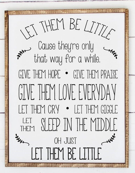 Let Them Be Little