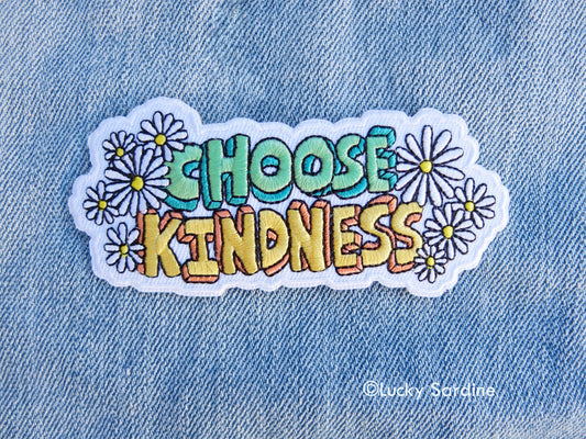 Lucky Sardine - Choose Kindness Embroidered Patch: No (Loose Patches)