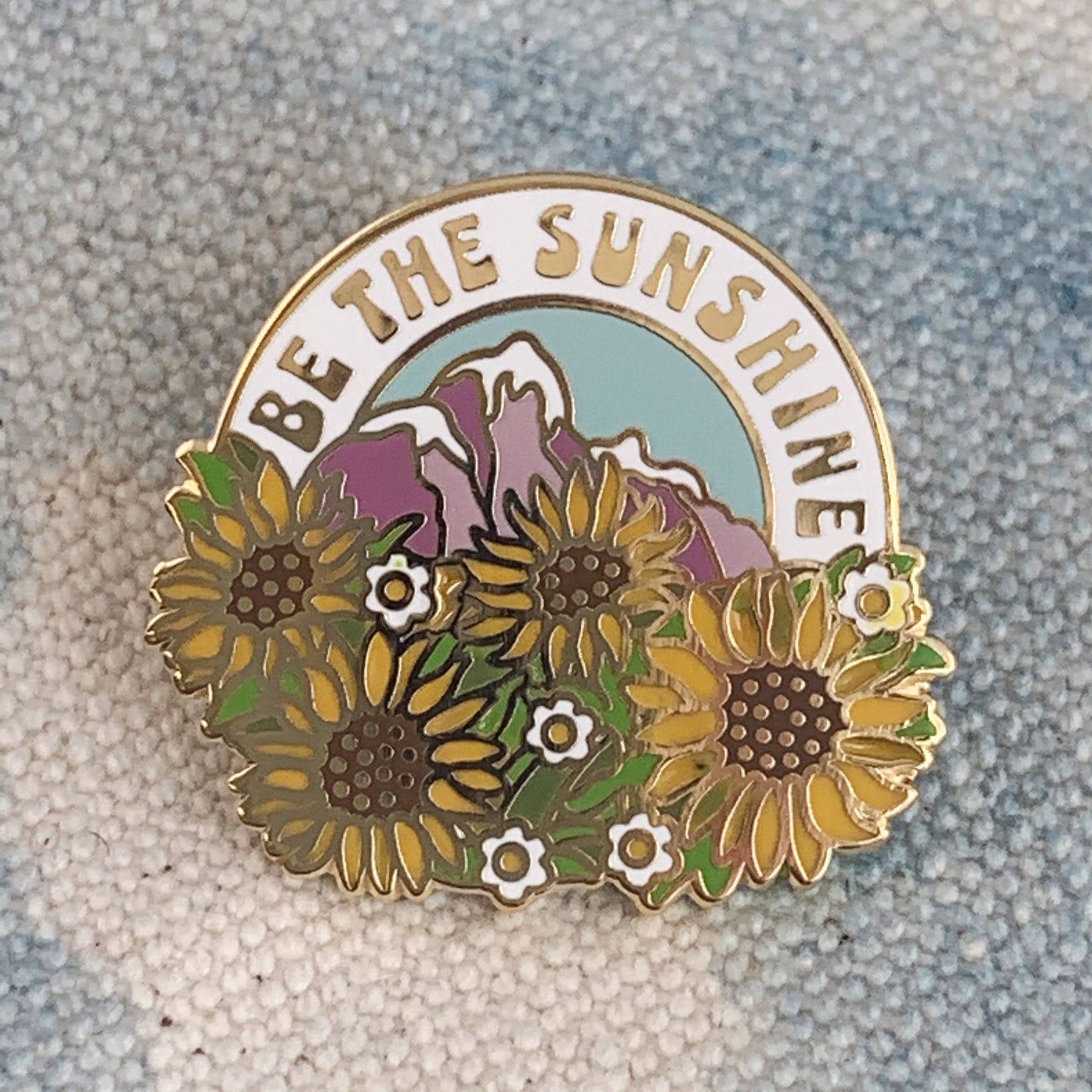 Wildflower + Co. - Be the Sunshine Enamel Pin