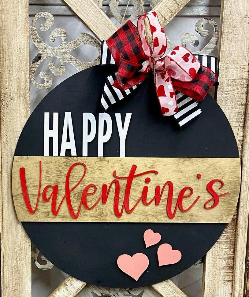 Happy Valentines 3D Door Hanger