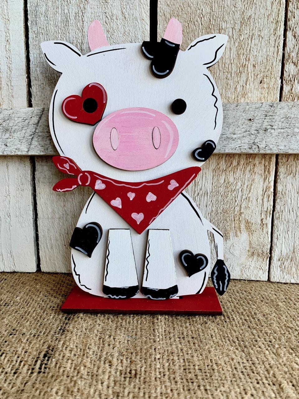 Valentine's Dog, Cat, Cow, Pig, Fox & Skunk Stand Up Take Home Kits