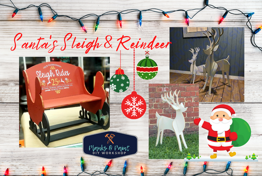 Santa's Sleigh & Reindeer Workshop - Saturday, November 14th - 11am
